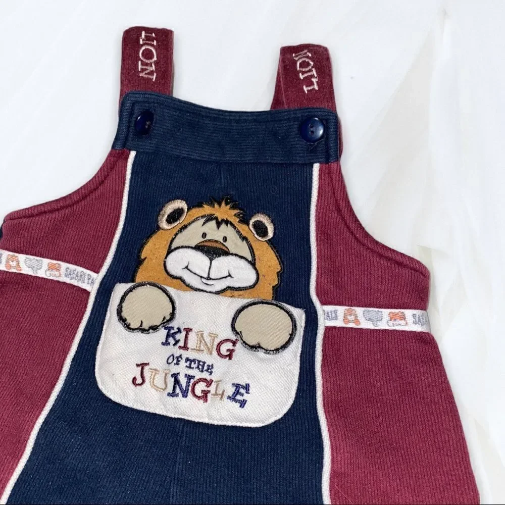 Vintage Sesame Street (18M) King of the Jungle Bubble Jumpsuit